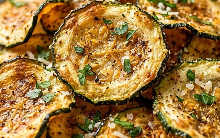 Crispy Baked Zucchini Chips