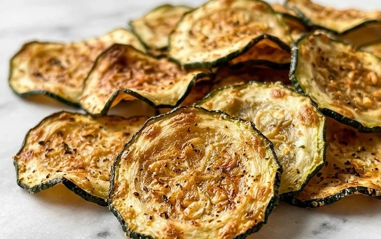 Crispy Baked Zucchini Chips