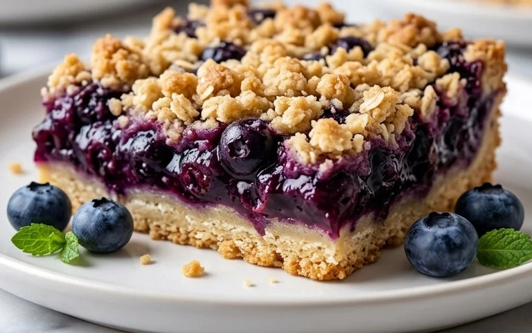 Easy Blueberry Pie Bars